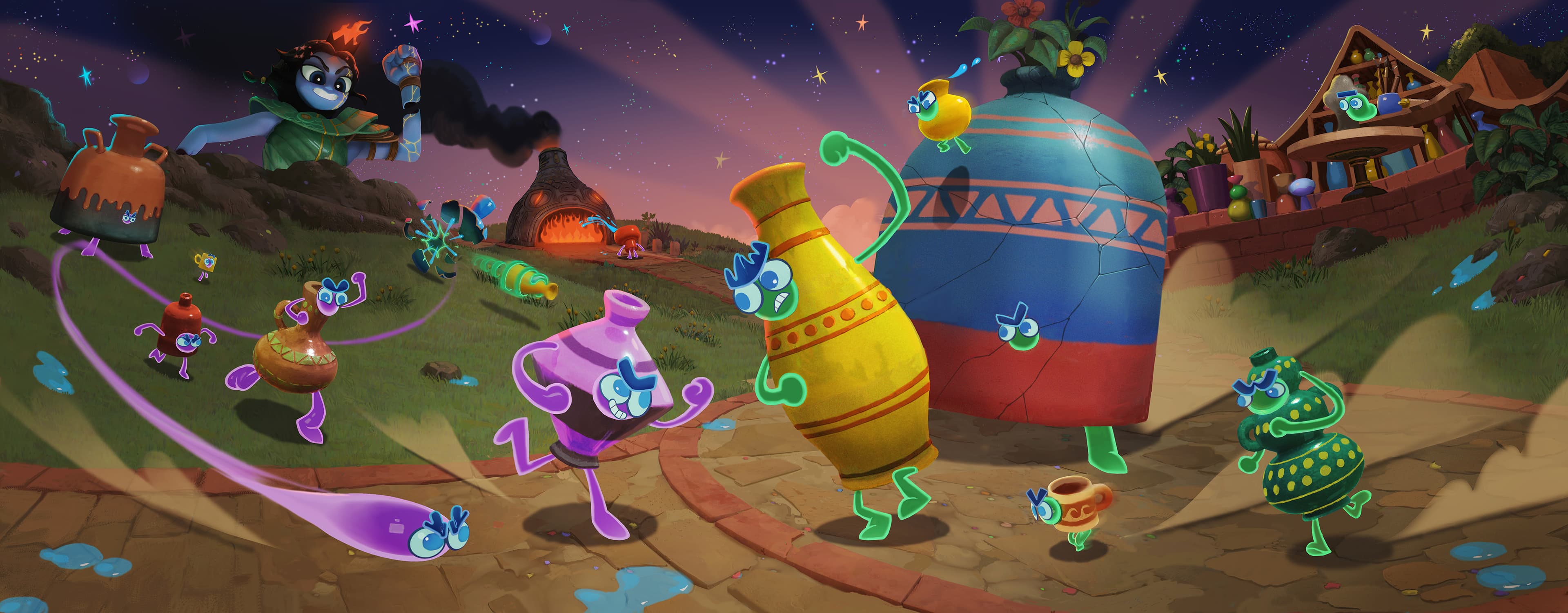 Kiln Is Out Now — Double Fine's Pottery Brawler Is the Weirdest Game Pass Addition of the Year